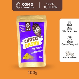 Bột socola sữa marshamallow thơm ngon đậm đà 100g Como