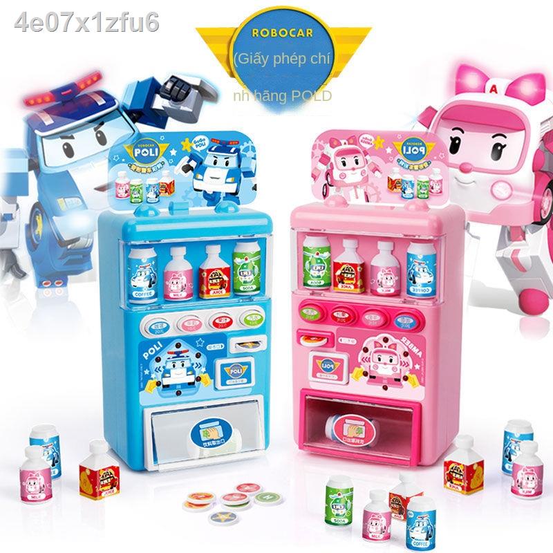▬◙Máy bán hàng tự động dành cho trẻ em uống kẹo đồ chơi hoạt bằng đồng xu Quà tặng Play House