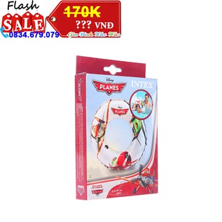 Phao bơi intex tròn in hình disney planes - 61cm