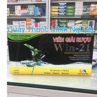 Viên uống giải rượu win 21 hộp 48 viên