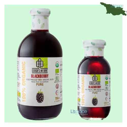 Nước Ép Mâm Xôi Đen Hữu Cơ hiệu Georgia’s Natural 300ml