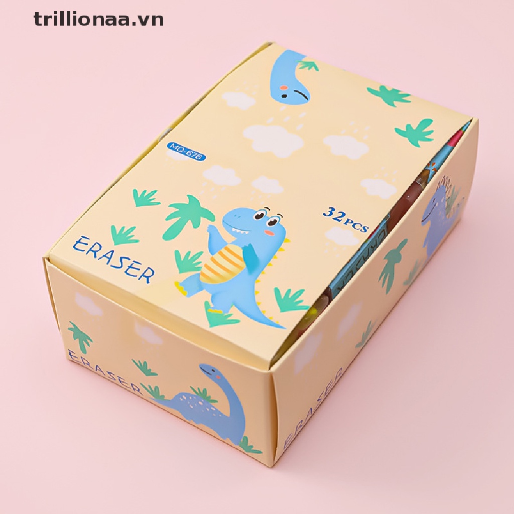 Set 2 Cục Tẩy 4B Hình Khủng Long Dễ Thương