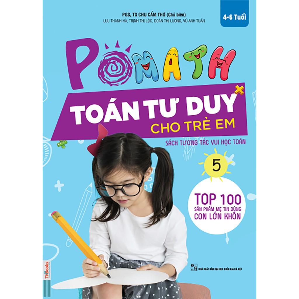 Sách - POMath - Toán Tư Duy Cho Trẻ Em 4-6 Tuổi (Tập 5)