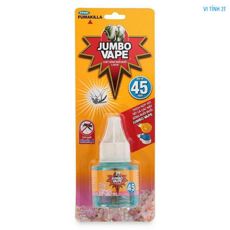 Máy xông đuổi muỗi và lọ tinh dầu Jumbo Vape