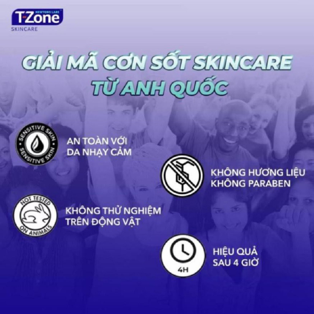 Kem Tẩy Da Chết T-ZONE Ngừa Mụn Đầu Đen Tinh Chất Tràm Trà 75ml