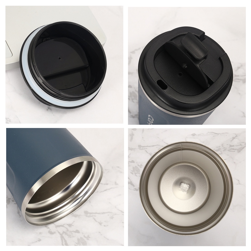 Ly Giữ Nhiệt Mini Coffee Holic inox 304 Đựng Nước Giữ Nhiệt Có Nắp Chống Tràn TTHOME | BigBuy360 - bigbuy360.vn