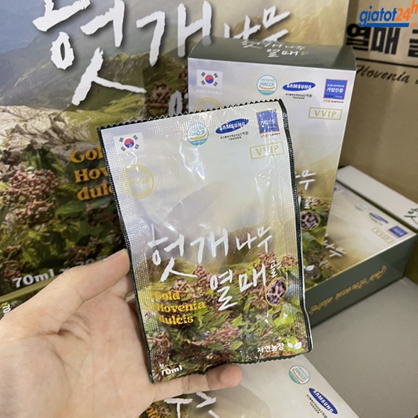 Nước Uống Bổ Gan Gold Hovenia Dulcis SamSung - 30 gói