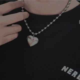 Dây bi kèm mặt tim loại không mở được // Balls chain.