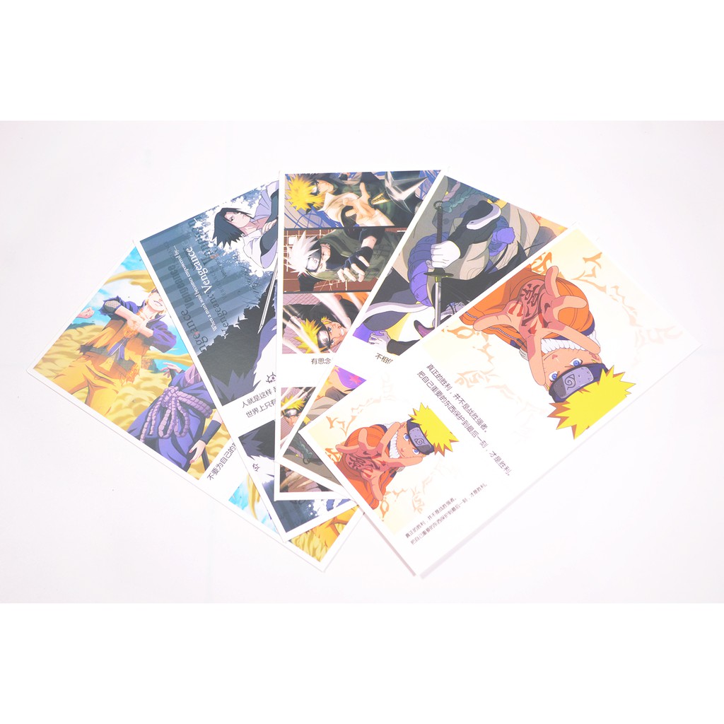 Hộp Postcard, Bưu thiếp Anime - Naruto Shippuuden 19x9.5cm [AAM] [PGN22]