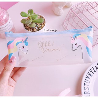 Ví Bút Unicorn Trong Suốt