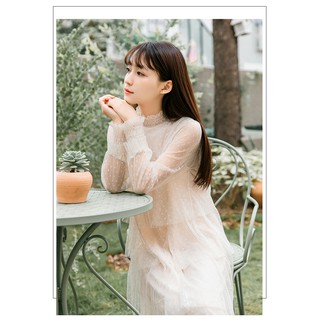 Đầm Ulzzang chấm bi - Hàng có sẳn