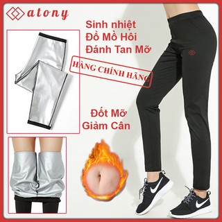 Quần Tan Mỡ Bụng ATONY, Tráng Nano Bạc Nhật Bản Sinh Nhiệt, Đổ Mồ Hôi, Đốt Mỡ, Hõ Trợ Tập Thể Dục