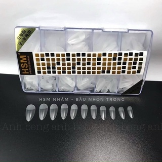 Móng úp tay HSM nhám  Oval ( tròn nhọn)