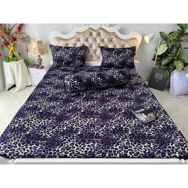 DRAP THUN HÀN QUỐC DA BEO SANG TRỌNG  SIU HOT