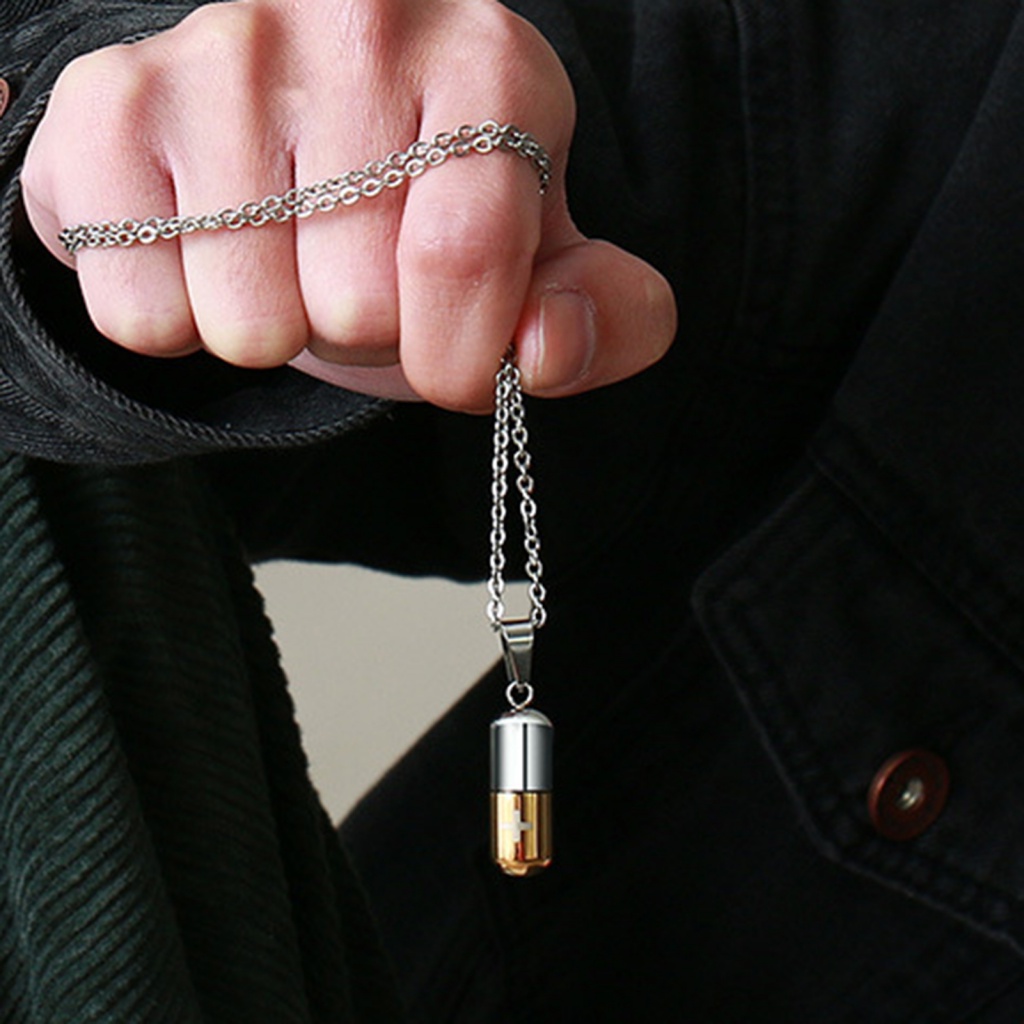 Vòng cổ Mặt Hình Lọ Nước Hoa Mạ Điện Chống Mòn