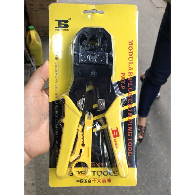 Bộ kìm bấm mạng Bosi tool