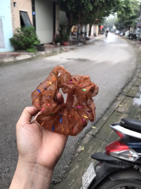 Cột vải scrunchies lẻ giá sỉ  được chọn mẫu