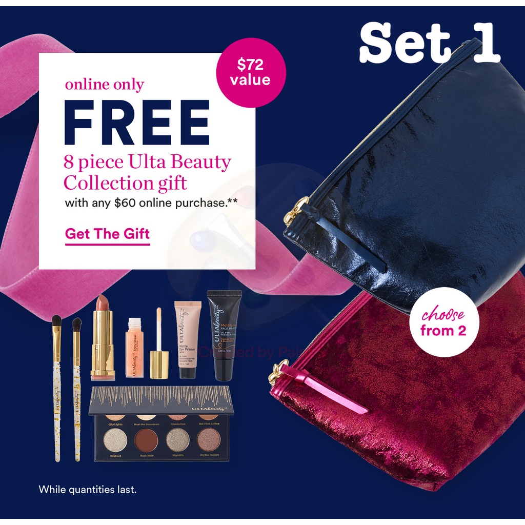 HOT - Fullset  Bộ trang điểm Ulta Beauty Black Friday Holiday Makeup Bag Gift Set