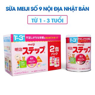 Combo 2 hộp sữa Meiji  800g hàng Nhật nội địa date mới nhất