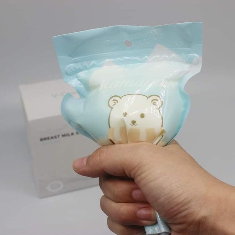 Túi Trữ Sữa Vcool Cao Cấp Hộp 30 Túi 180ml, Có Vòi Rót Tiện Lợi Babibu - TTSV