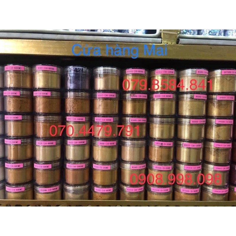100gr Bột màu nhủ metalic