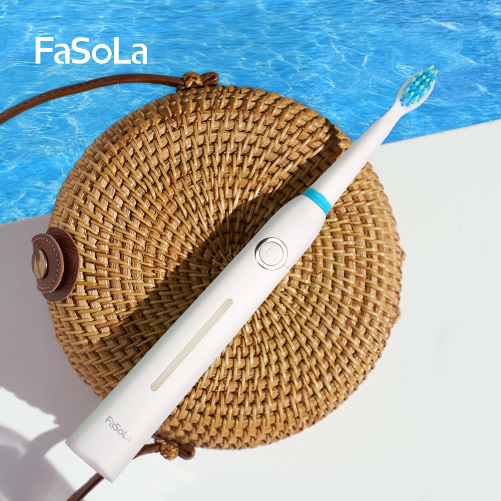 Bàn chải đánh răng điện sóng âm lông chải nhập khẩu từ Mỹ FASOLA FSLJY-213