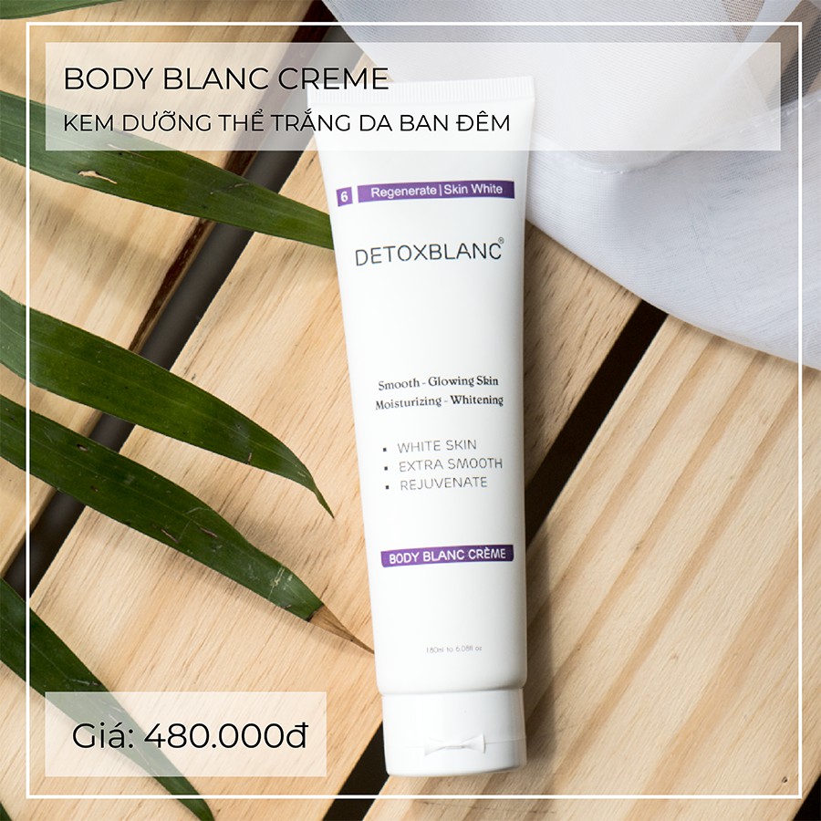 BỘ TẮM - DƯỠNG THẢI ĐỘC TRẮNG DA BAN ĐÊM DETOX BLANC - [NHẬP MÃ: DETOXT7 - GIẢM 10%]