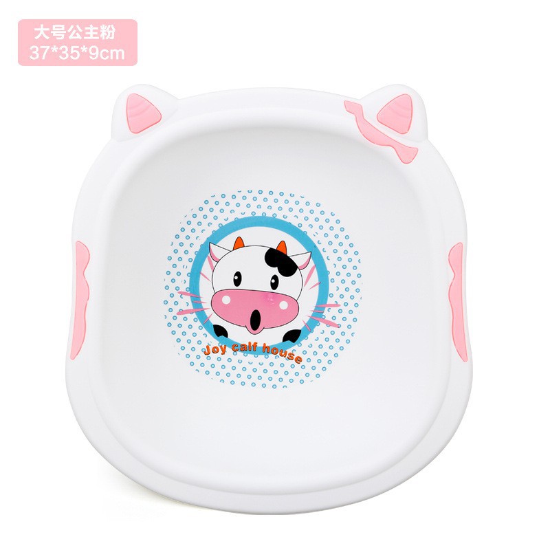 Chậu rửa mặt hình bò sữa cho bé