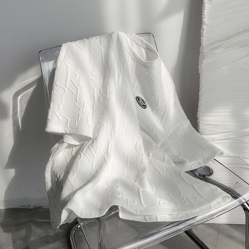 Áo Thun Tay Ngắn Cổ Tròn In Họa Tiết Đơn Giản Thời Trang Mùa Hè Cho Nam