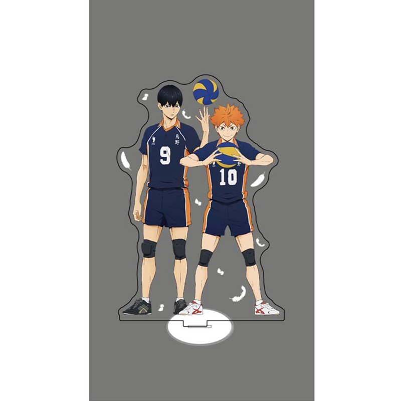 Tmdbyx Haikyu!! Mô Hình Nhân Vật Haikyuu Hinata Kageyama Tsukishima Sugawara Kèm Giá Đỡ Bằng Acrylic
