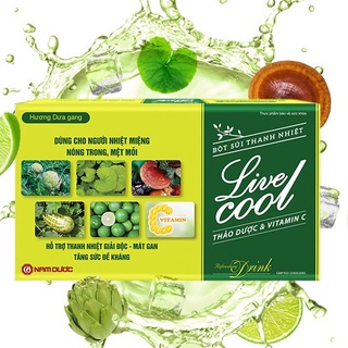Bột sủi thanh nhiệt Live cool - Hỗ trợ thanh nhiệt, giải độc, mát gan