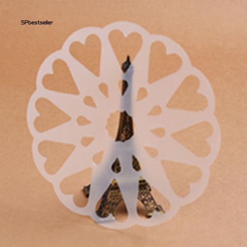 Set 6 tấm tem ray bột tạo hình trang trí bánh