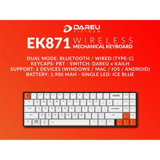 Bàn phím - Keyboard DareU EK871