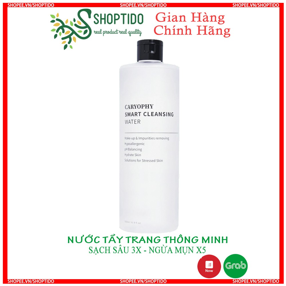 Nước tẩy trang Caryophy Smart Cleansing Water thông minh chính hãng Hàn Quốc NPP Shoptido