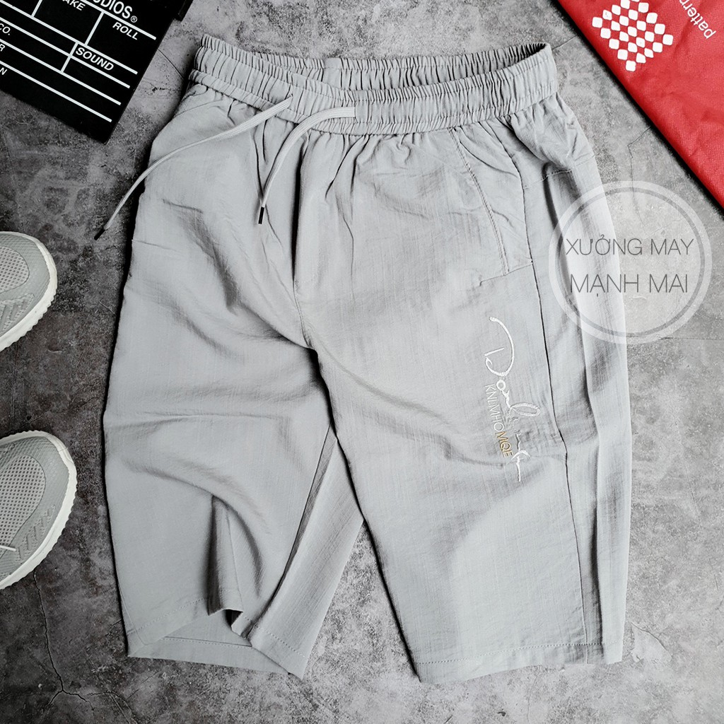 Quần ngố nam 3 túi chất vải đũi xước phong cách Hàn Quốc_QN006 | BigBuy360 - bigbuy360.vn