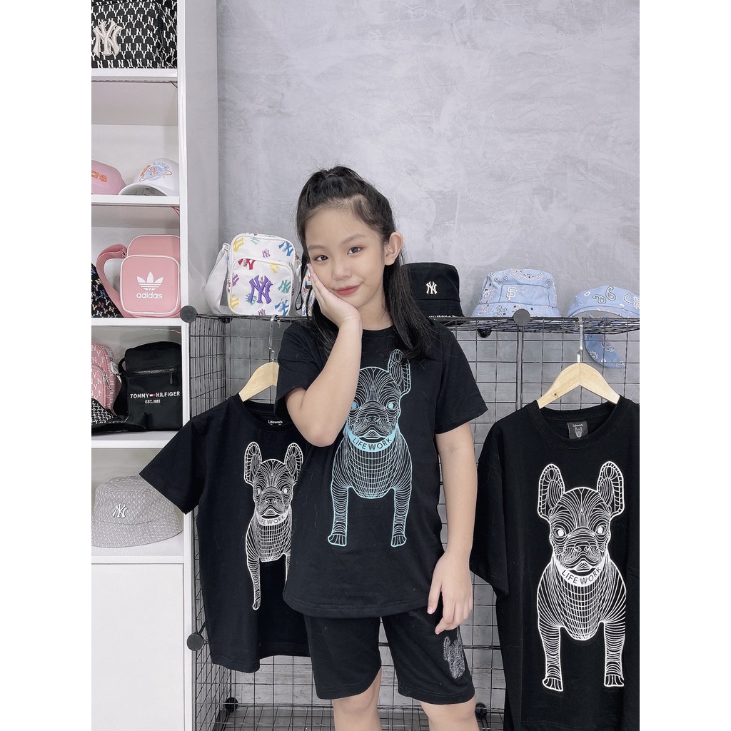 (HÀNG XUẤT XỊN) Áo kid dành cho bé K1868 LIFE//WORK KIDS TEE Made in KO/RE/A full-tag-code SIZE 105-110-120-130-145-155