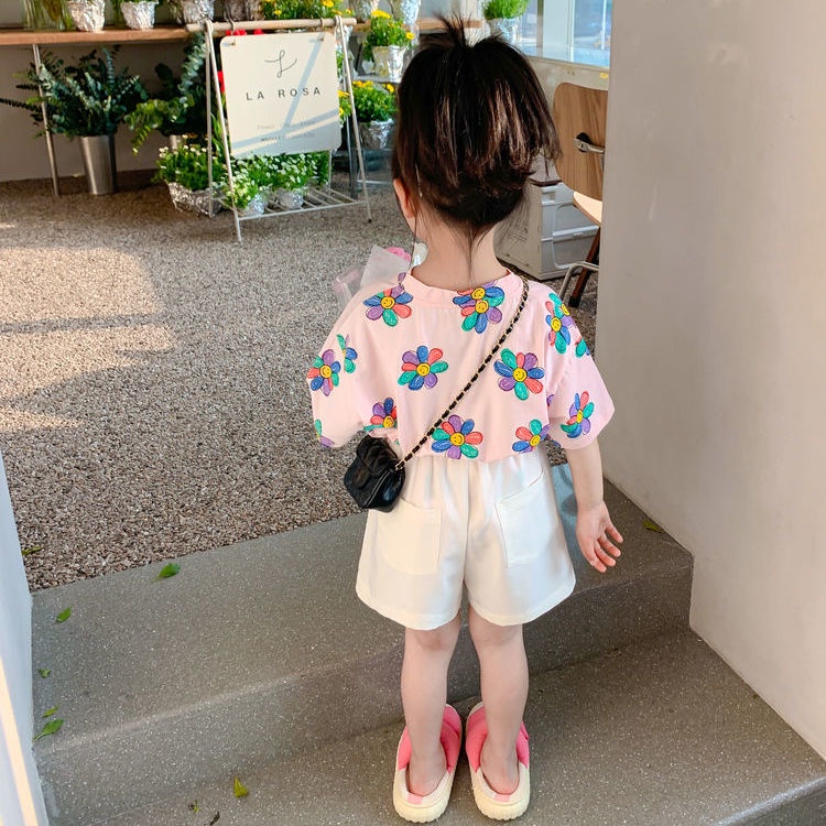 [Babycat] Áo Sơ Mi Tay Ngắn Phong Cách Công Chúa Hàn Quốc Thời Trang Mùa Hè Kiểu Công Chúa Dành Cho Bé Gái 2022
