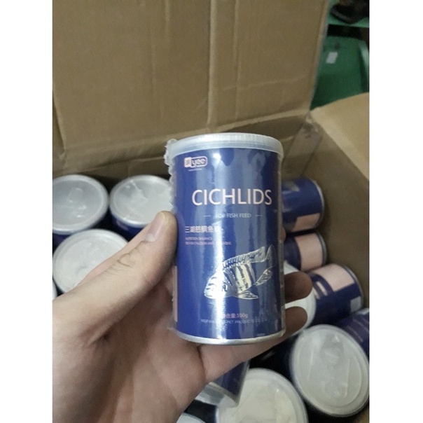 Cám chuyên dùng cho cá Ali hộp 500ml- Thức ăn cá Ali Cichlidae YEE