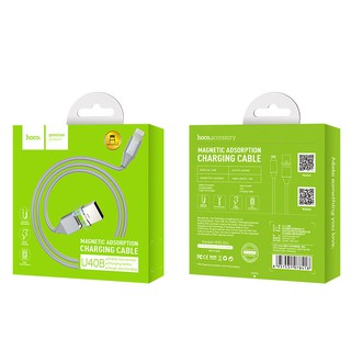 [ Hàng cao cấp]  Cáp Hoco U40B – Cáp sạc nam châm cổng lightning cho Iphone cao cấp