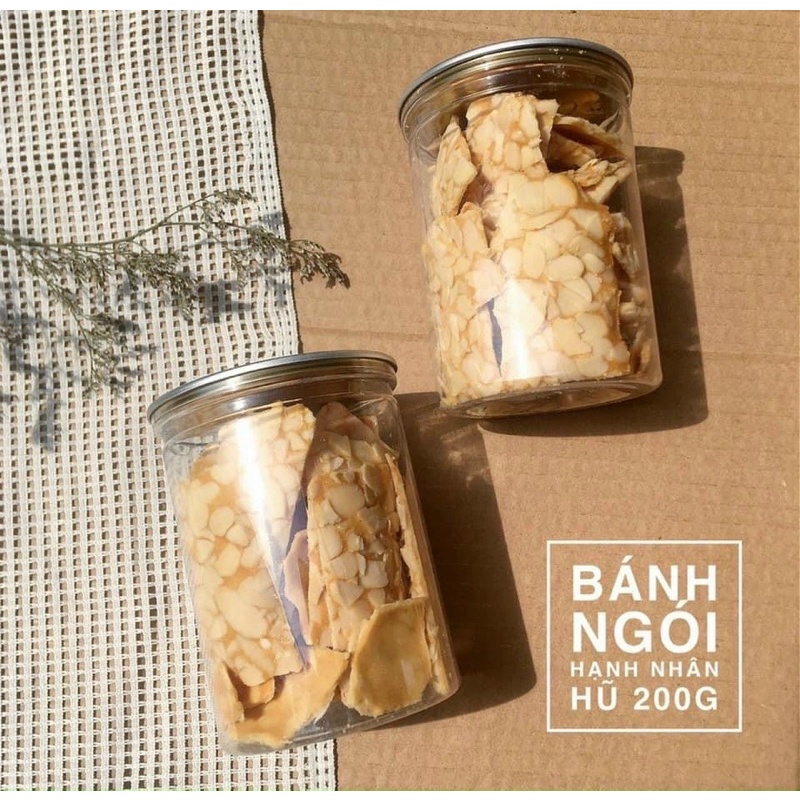 ( LẺ GIÁ SỈ ) BÁNH NGÓI HẠNH NHÂN Hộp 200gr NEW - SALE OFF - đồ ăn vặt - hcm