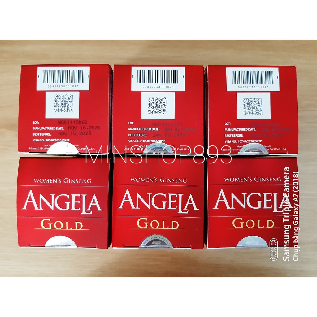 [CHÍNH HÃNG TÍCH ĐIỂM ] Sâm Angela Gold - Tăng cường sinh lý nữ - lọ 60 viên | BigBuy360 - bigbuy360.vn