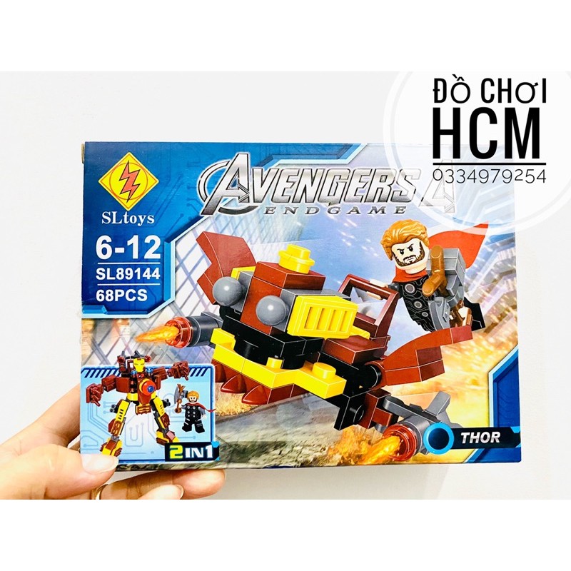 [NHIỀU MẪU] Hộp đồ chơi lego lắp ráp ghép hình nhân vật Avenger cho bé thích siêu anh hùng giúp bé sáng tạo, thông minh