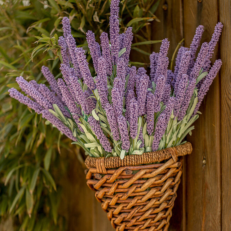 Bó 12 Hoa Lavender Giả Để Trang Trí