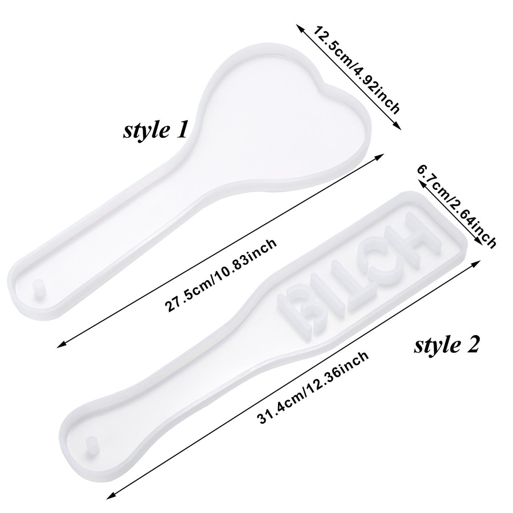 Khuôn Silicone Làm Mái Chèo Trang Trí Nhà Ở / Tiệc Tùng|Khuôn Làm Đế Lót Ly Bằng Nhựa Epoxy Độc Đáo