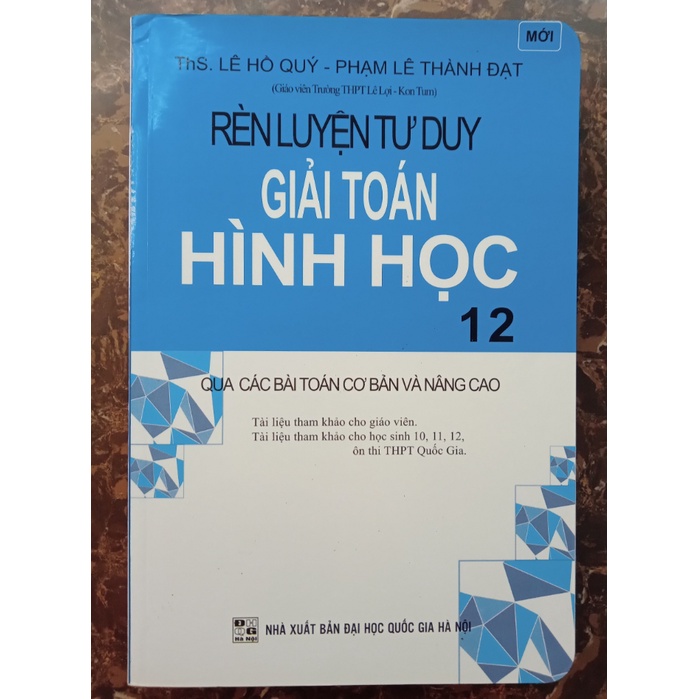 Sách - Rèn luyện tư duy giải Toán Hình học 12