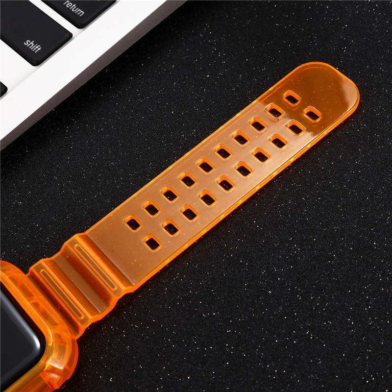 Dây Đeo Silicone Mềm Cho Đồng Hồ Thông Minh Apple Watch 6 5 4 3 2 38 / 42 / 40 / 44mm