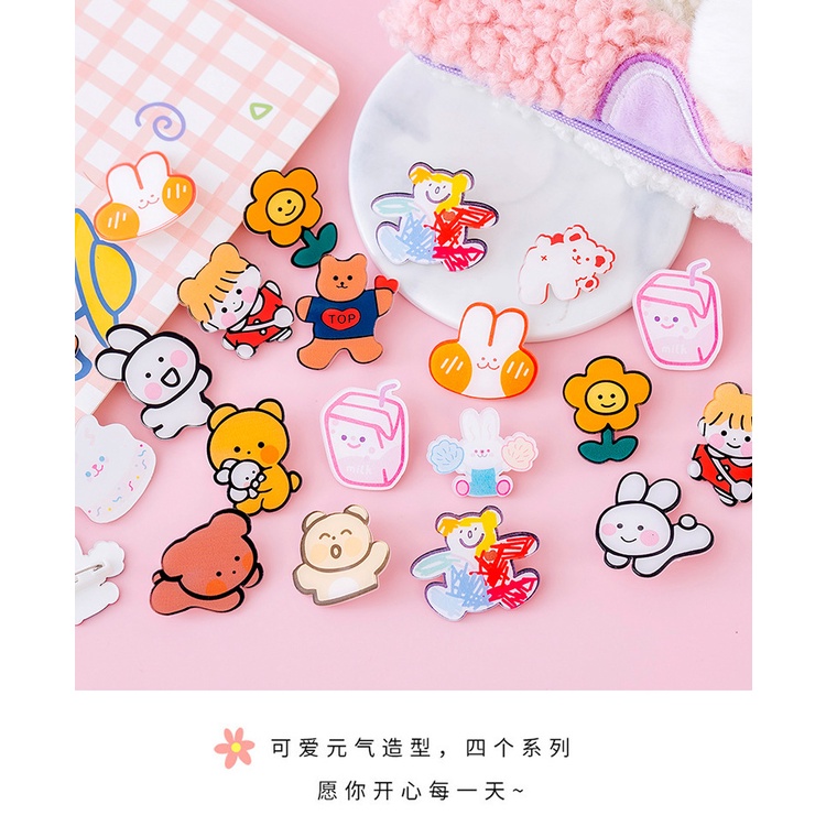 Huy Hiệu Cài Áo, Pin Cài Balo, Túi Xách Hoạt Hình Cute Xinh Xắn Độc Lạ ANANStore