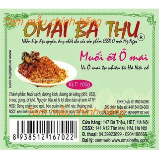 muối Ô mai bà Thu