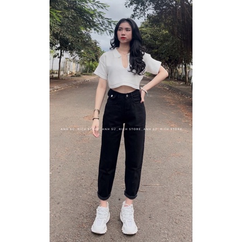 ÁO CROP-QUẦN BAGGY