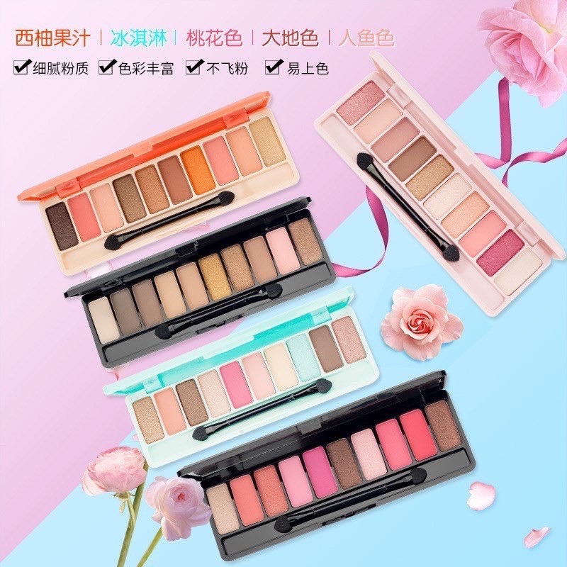 Phấn Mắt 12 Ô Màu Nhũ Nhung Lameila Play Color Eyes Kèm Cọ Trang Điểm | BigBuy360 - bigbuy360.vn